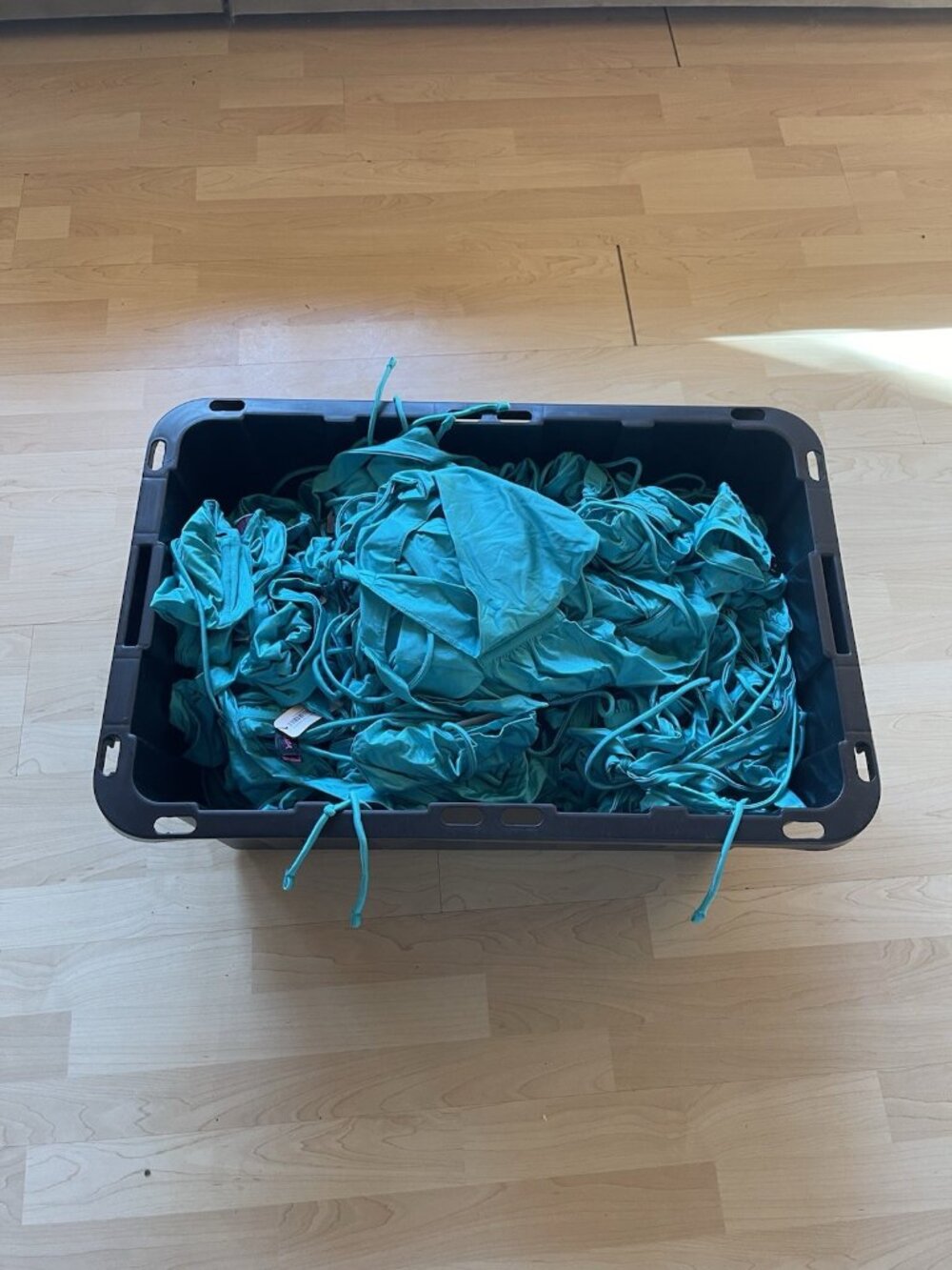 Wholesale +100* NWT La SENZA Halter Bra Top Teal MSRP 40$ Each Reseller Lot